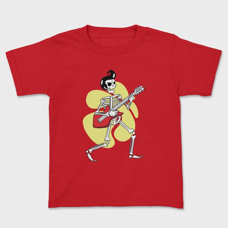 Guitar Skeleton, Kids' T-Shirt