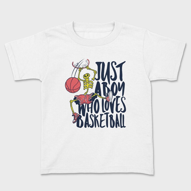 Basketball Skull, Детска Тениска