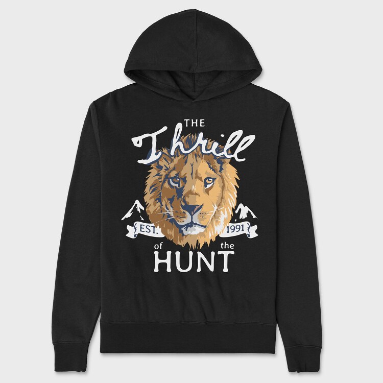 The Thrill of the Hunt, Unisex Men's Hoodie
