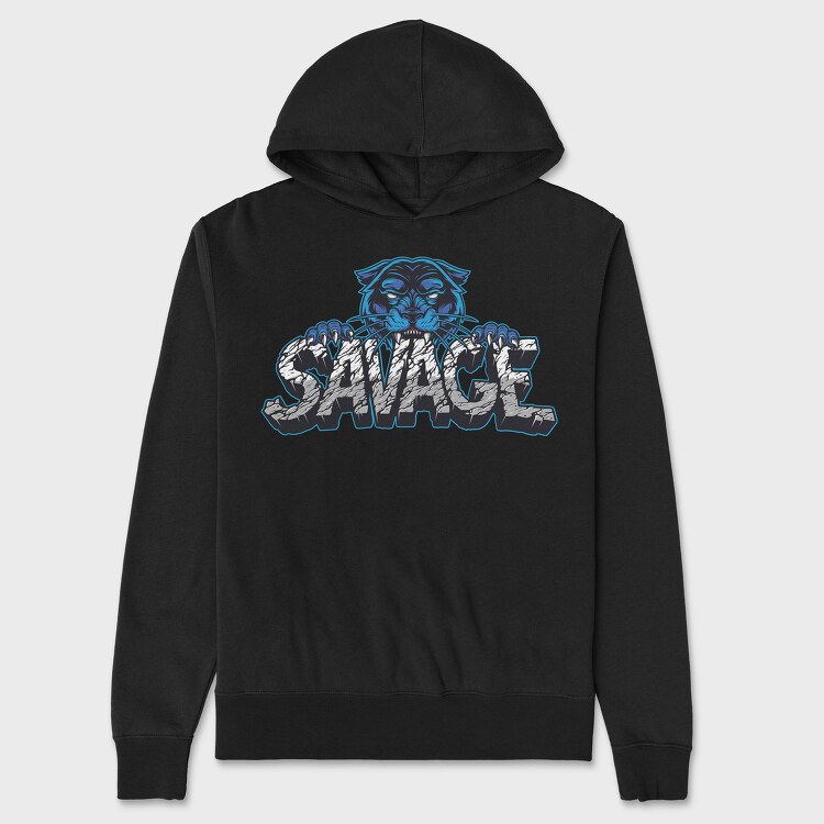 Savage Panther, Unisex Men's Hoodie