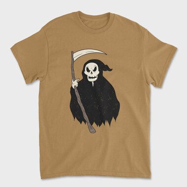 Grim Reaper Skull, Unisex Men's T-Shirt