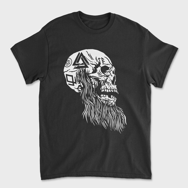 Viking Skull, Unisex Men's T-Shirt