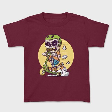 Scooter Bones, Kids' T-Shirt