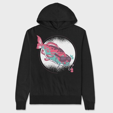 Carpa Fish, Unisex Men's Hoodie