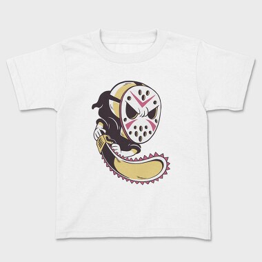 Grim Reaper Hockey Mask, Kids' T-Shirt