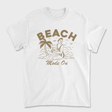 Unisex Men's T-Shirt, Beach Mode On