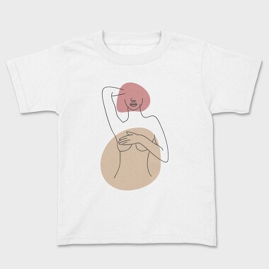 Boho Abstract 17, Kids' T-Shirt