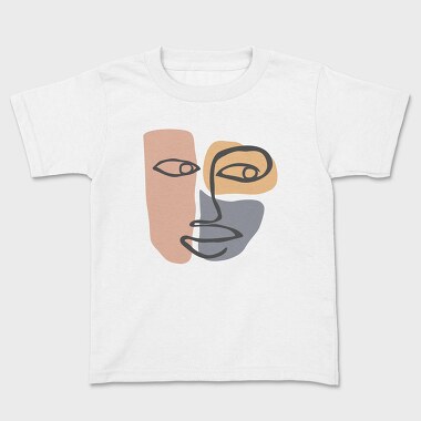Boho Abstract 19, Kids' T-Shirt