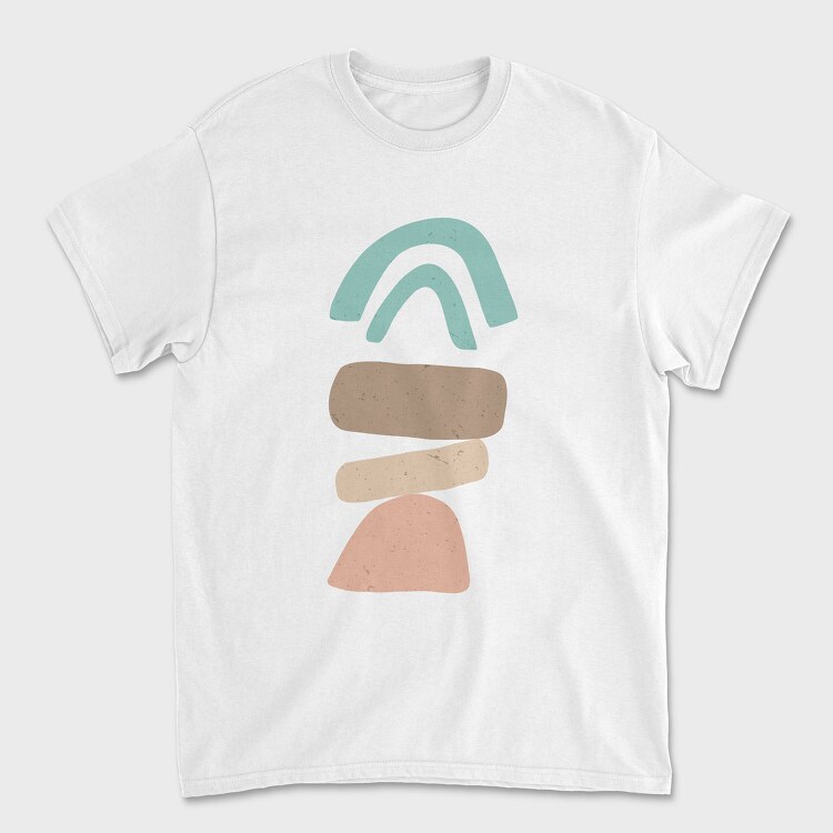Boho Abstract 23, Унисекс Мъжка Тениска