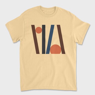 Boho Abstract 25, Unisex Men's T-Shirt