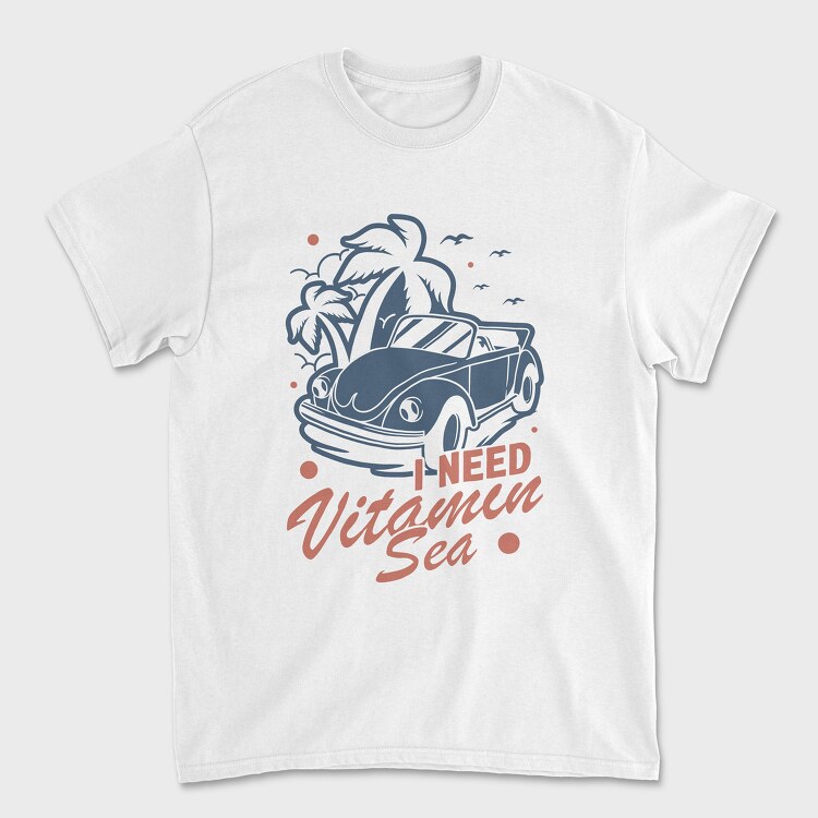 I Need Vitamin Sea, Unisex Men's T-Shirt