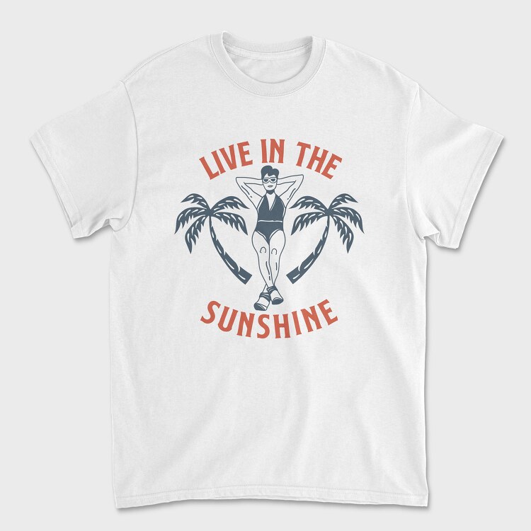 Live in the Sunshine, Унисекс Мъжка Тениска