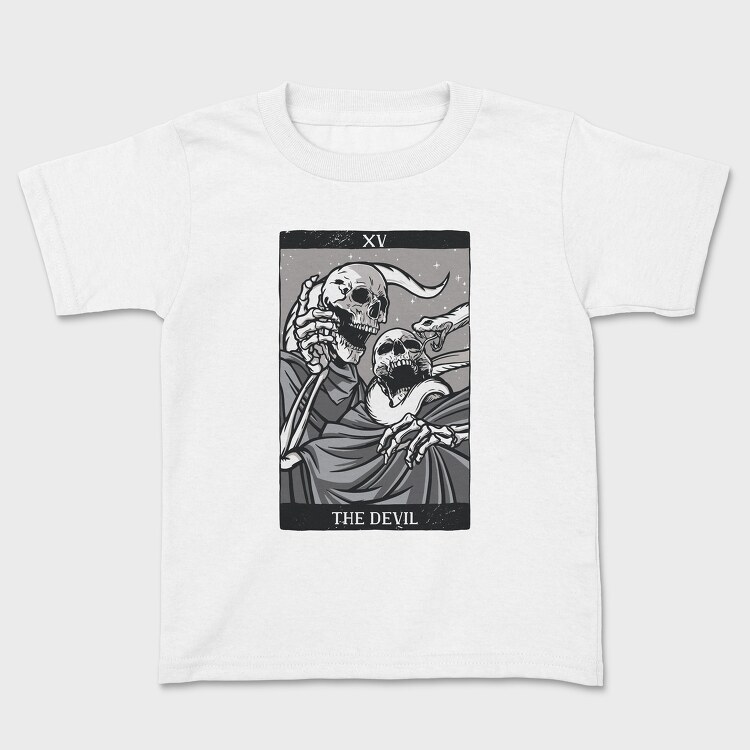 The Devil Card, Kids' T-Shirt