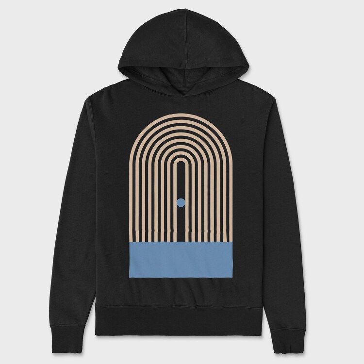 Boho Abstract 4, Unisex Men's Hoodie