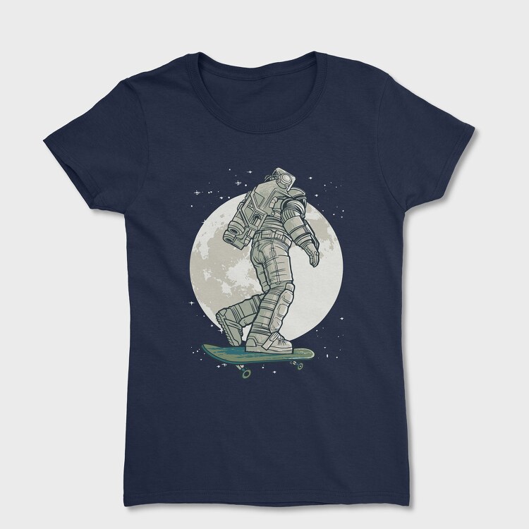 Astronaut Skate, Women's T-Shirt