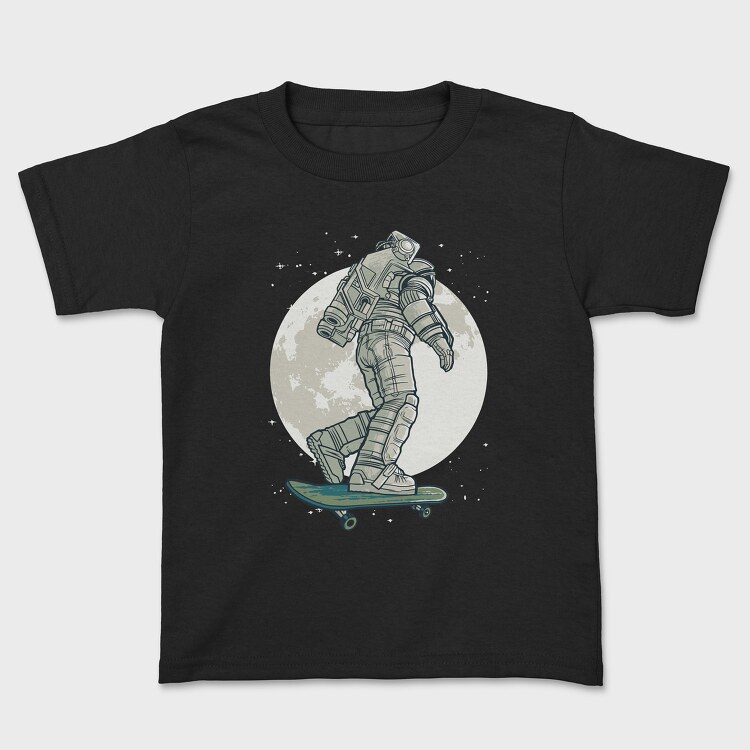 Astronaut Skate, Kids' T-Shirt