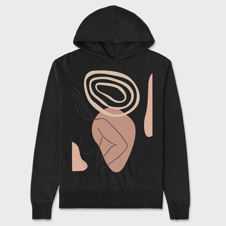 Boho Abstract 8, Unisex Men's Hoodie