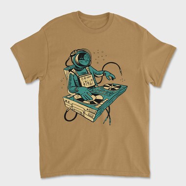 Astronaut Dj, Unisex Men's T-Shirt