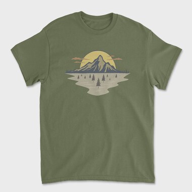 Retro Nature Outdoor 1, Unisex Men's T-Shirt