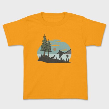 Retro Nature Outdoor 22, Kids' T-Shirt