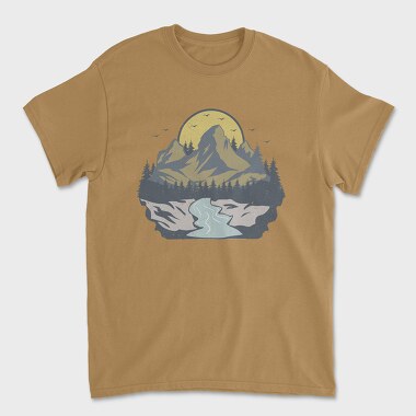 Retro Nature Outdoor 4, Unisex Men's T-Shirt