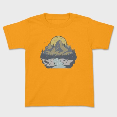 Retro Nature Outdoor 4, Kids' T-Shirt