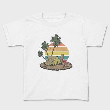 Retro Nature Outdoor 8, Kids' T-Shirt