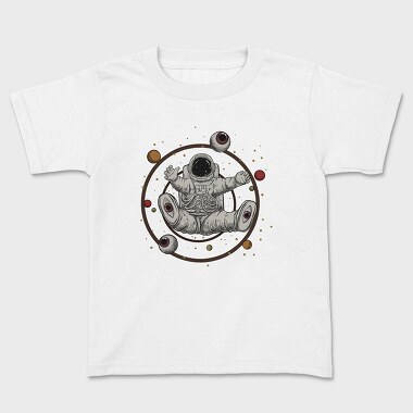 Abstract Astronaut, Kids' T-Shirt