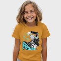 Adventure Camping Bear, Kids' T-Shirt