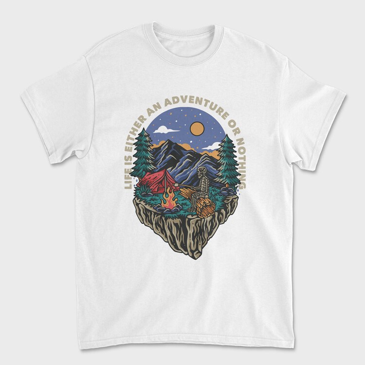 Adventure or Nothing, Унисекс Мъжка Тениска