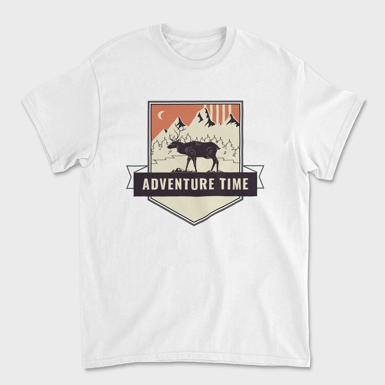 Adventure Time Deer, Unisex Men's T-Shirt