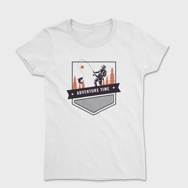 Adventure Time Fishing, Women's T-Shirt