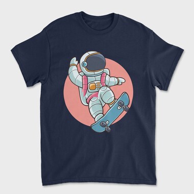 Astronaut Skate 2, Unisex Men's T-Shirt
