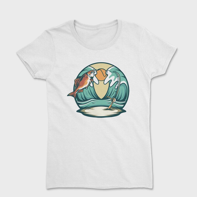 Bass Fishing 2, Women's T-Shirt
