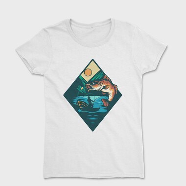 Bass Fishing 7, Women's T-Shirt