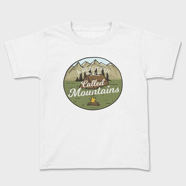 Beautiful Place Called Mountains, Kids' T-Shirt