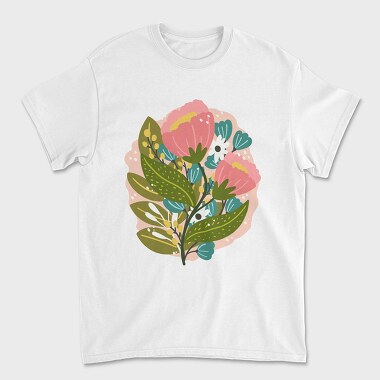 Bouquet of Flowers 2, Unisex Men's T-Shirt