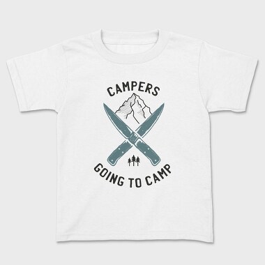 Детска Тениска, Campers Going Camp