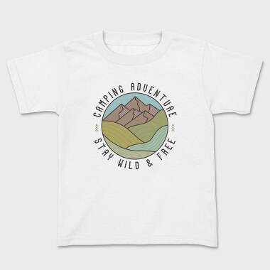 Camping Adventure, Kids' T-Shirt