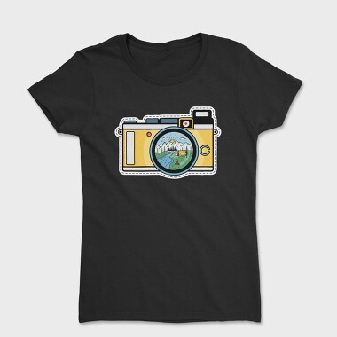 Camping Camera, Women's T-Shirt