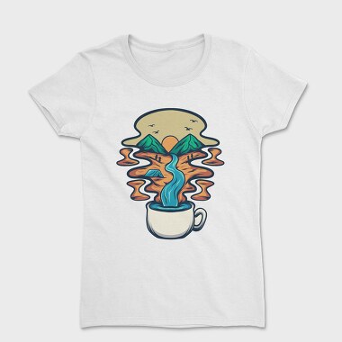Camping Illustration 2, Women's T-Shirt