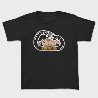 Carabiner Wild Life, Kids' T-Shirt