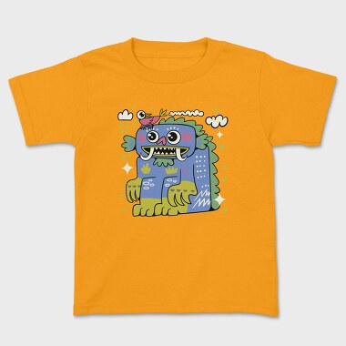 Colorful Creature 25, Kids' T-Shirt