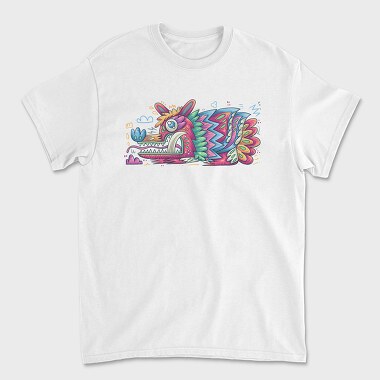 Colorful Creature 34, Unisex Men's T-Shirt