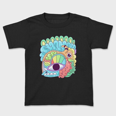 Colorful Creature 39, Kids' T-Shirt