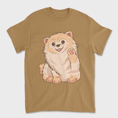 Cute Dog 2, Unisex Men's T-Shirt