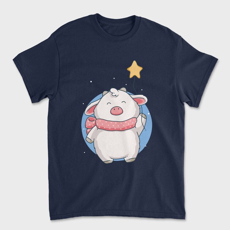 Cute Lamb, Unisex Men's T-Shirt