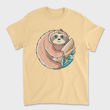 Cute Sloth 2, Unisex Men's T-Shirt