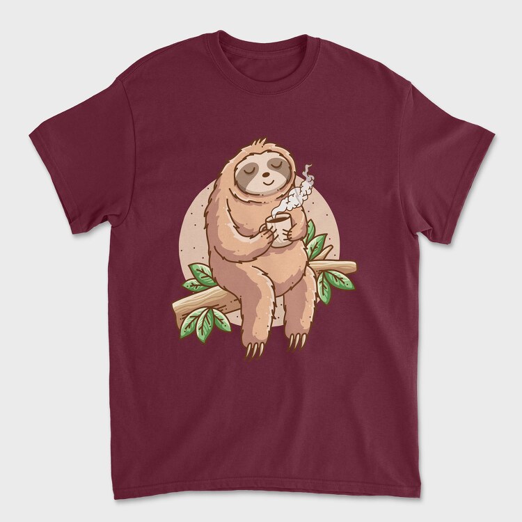 Cute Sloth, Унисекс Мъжка Тениска