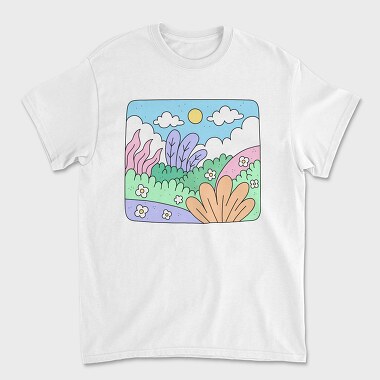 Garden 1, Unisex Men's T-Shirt